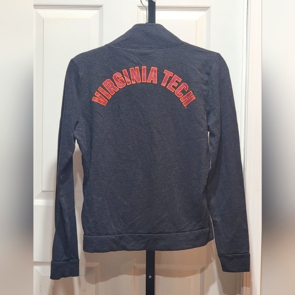 Pink Victoria's Secret Virginia Tech Quarter Zip Sweatshirt Size Small